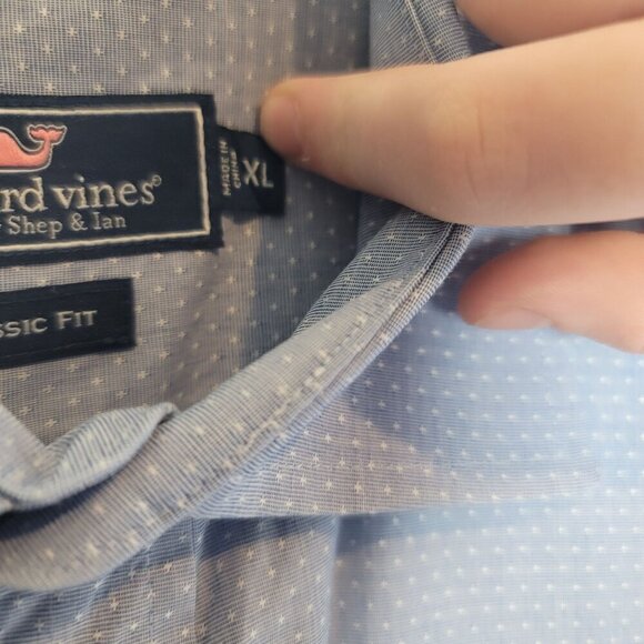 Vineyard Vines Button Up Mens XLarge - Picture 4 of 7